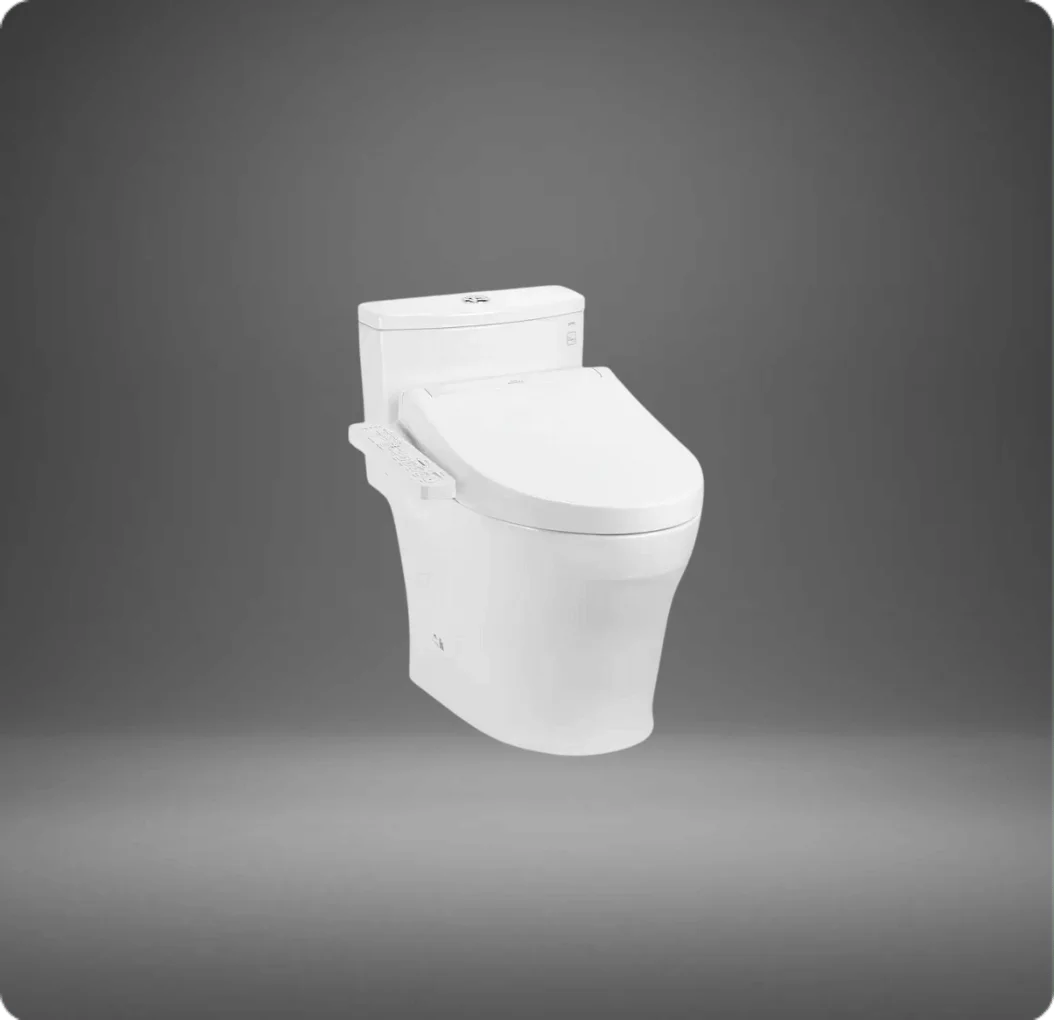 Bàn cầu một khối kèm nắp rửa diện tử WASHLET dòng C2 MS885DW16XW