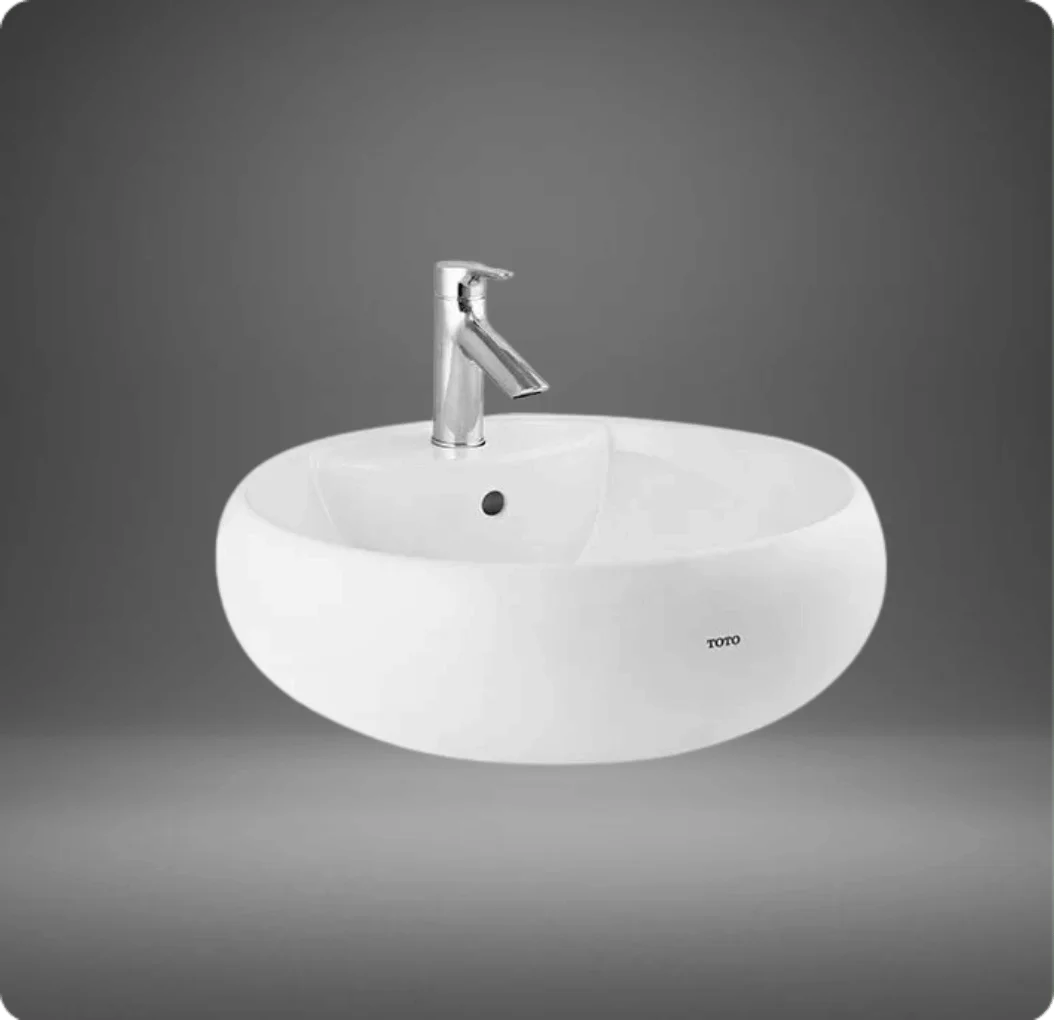 Chậu rửa lavabo cao cấp LT367CR hình tròn