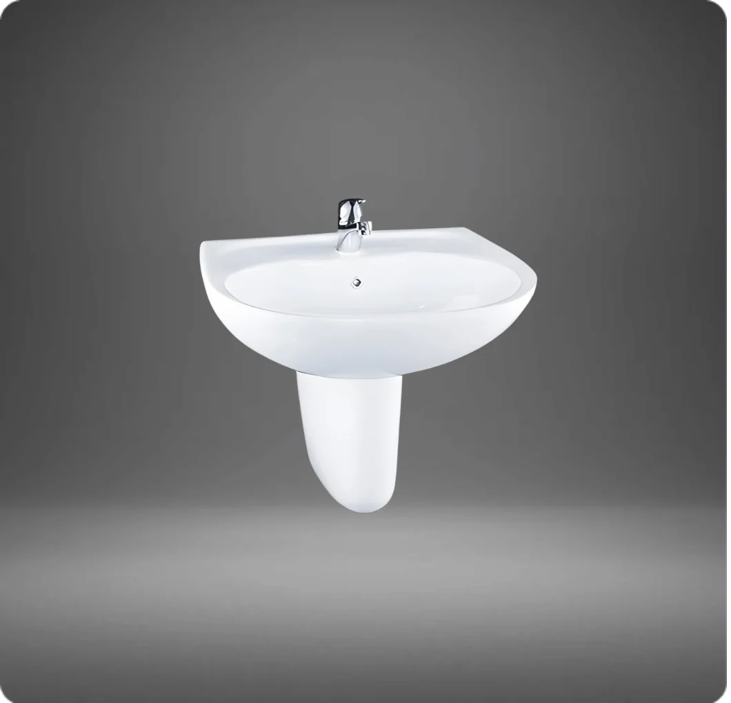 Chậu rửa mặt lavabo chân lửng LHT236CSW