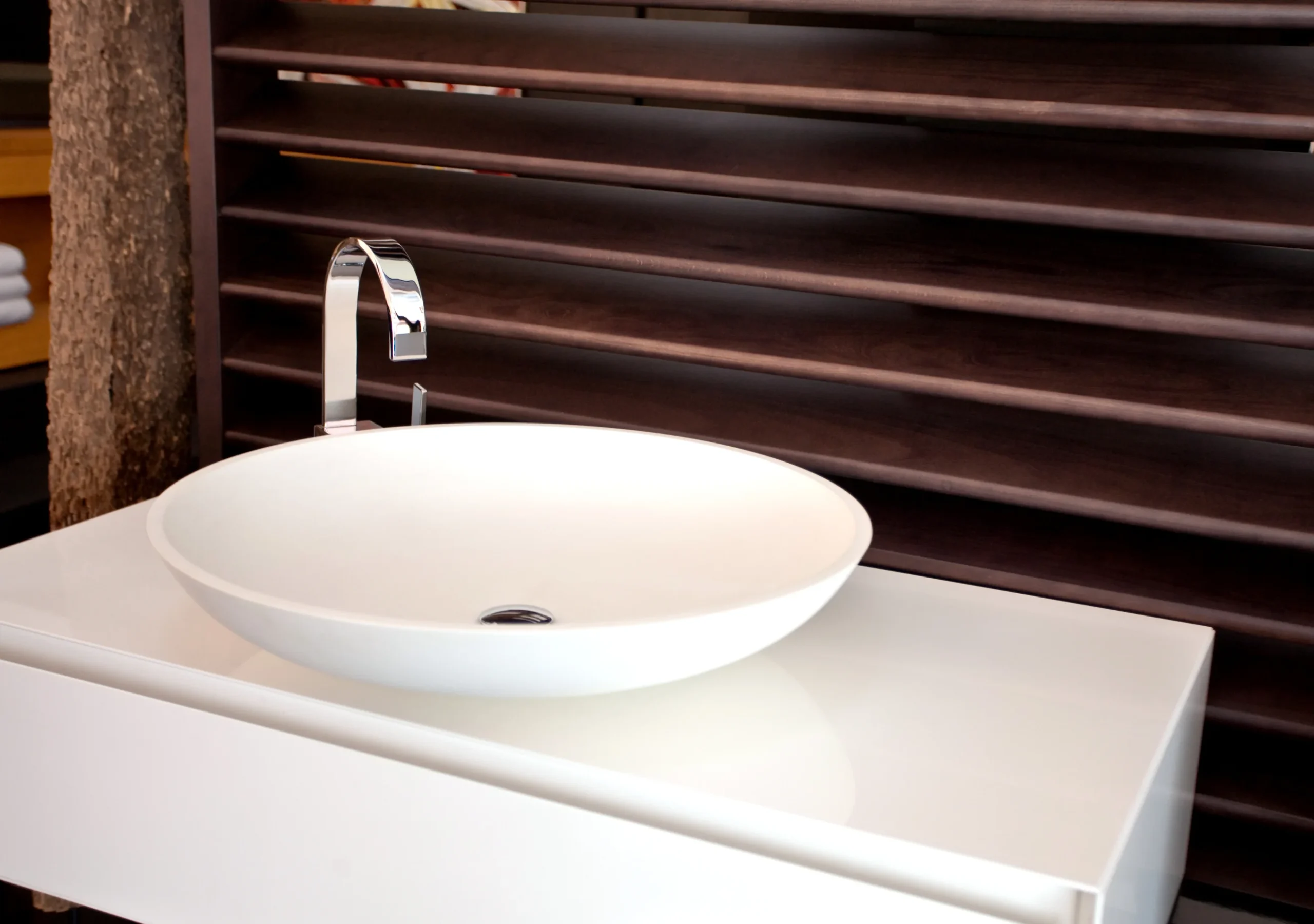 Lavabo gỗ