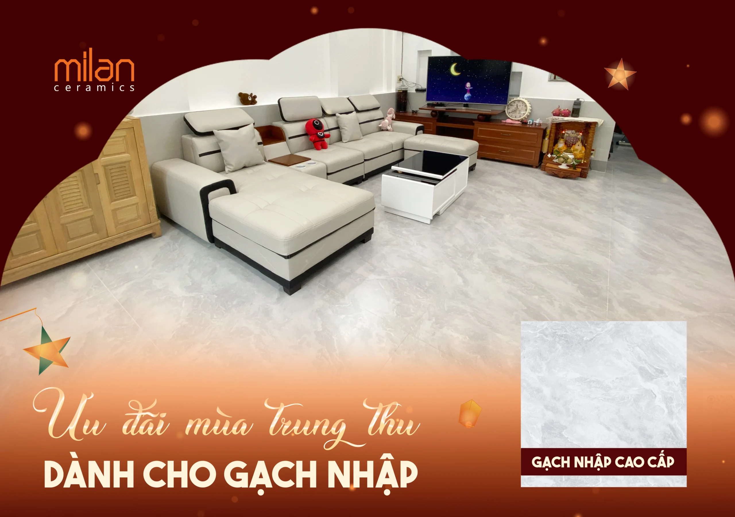 ưu đãi trung thu, gạch nhập