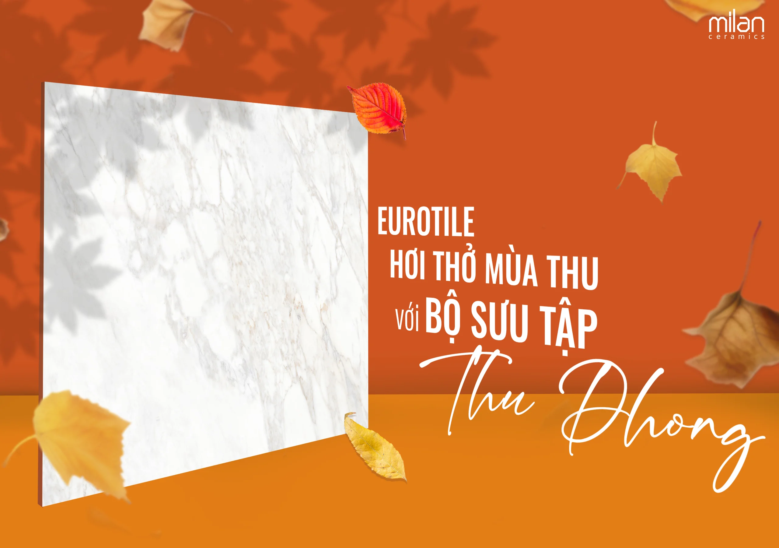 gạch thu phong, eurotile, bộ sưu tập gạch, mùa thu, màu sắc mùa thu, cảm hứng thiết kế mùa thu