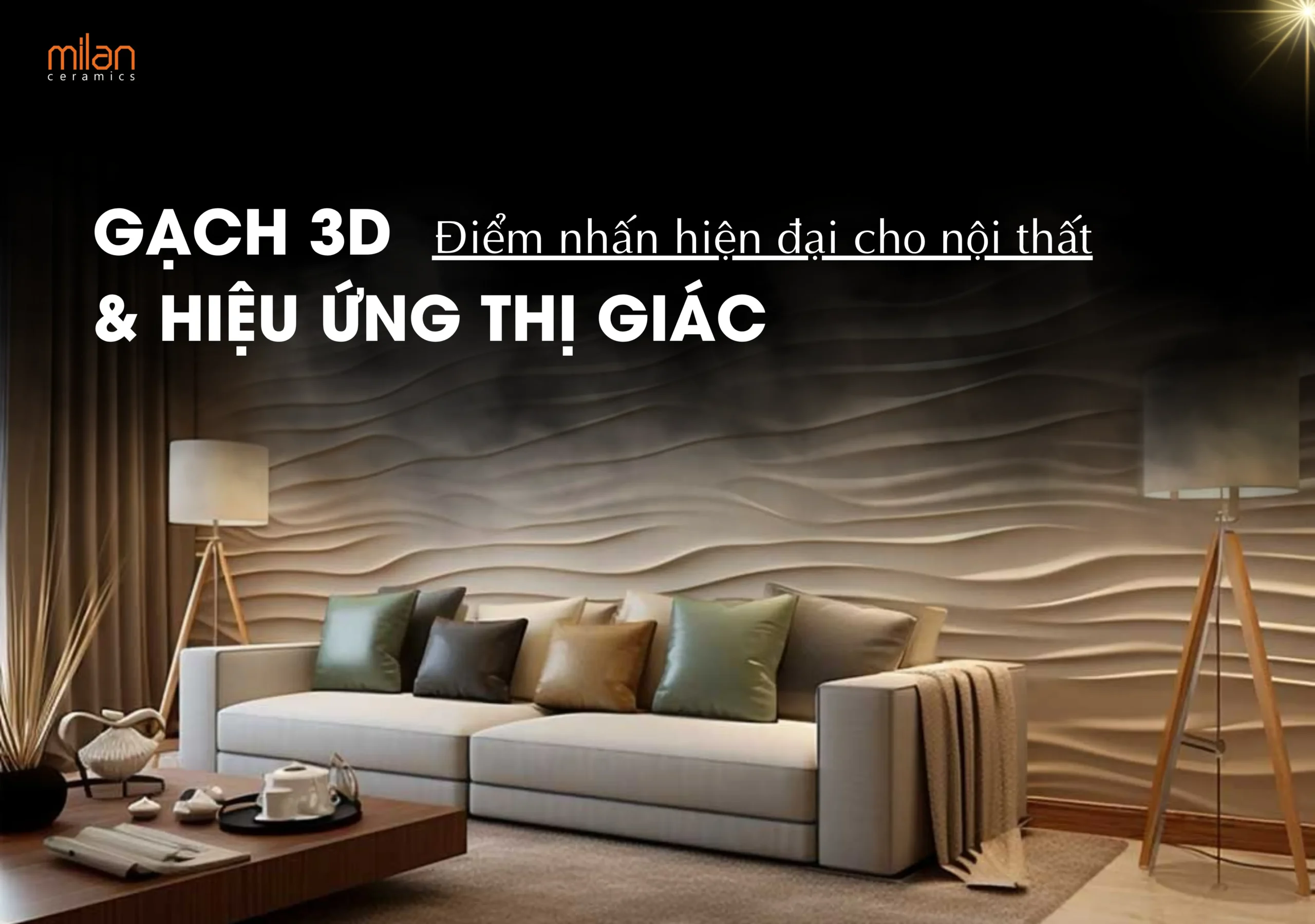 gạch 3D, Gạch hiệu ứng 3D, gạch 3D trang trí
