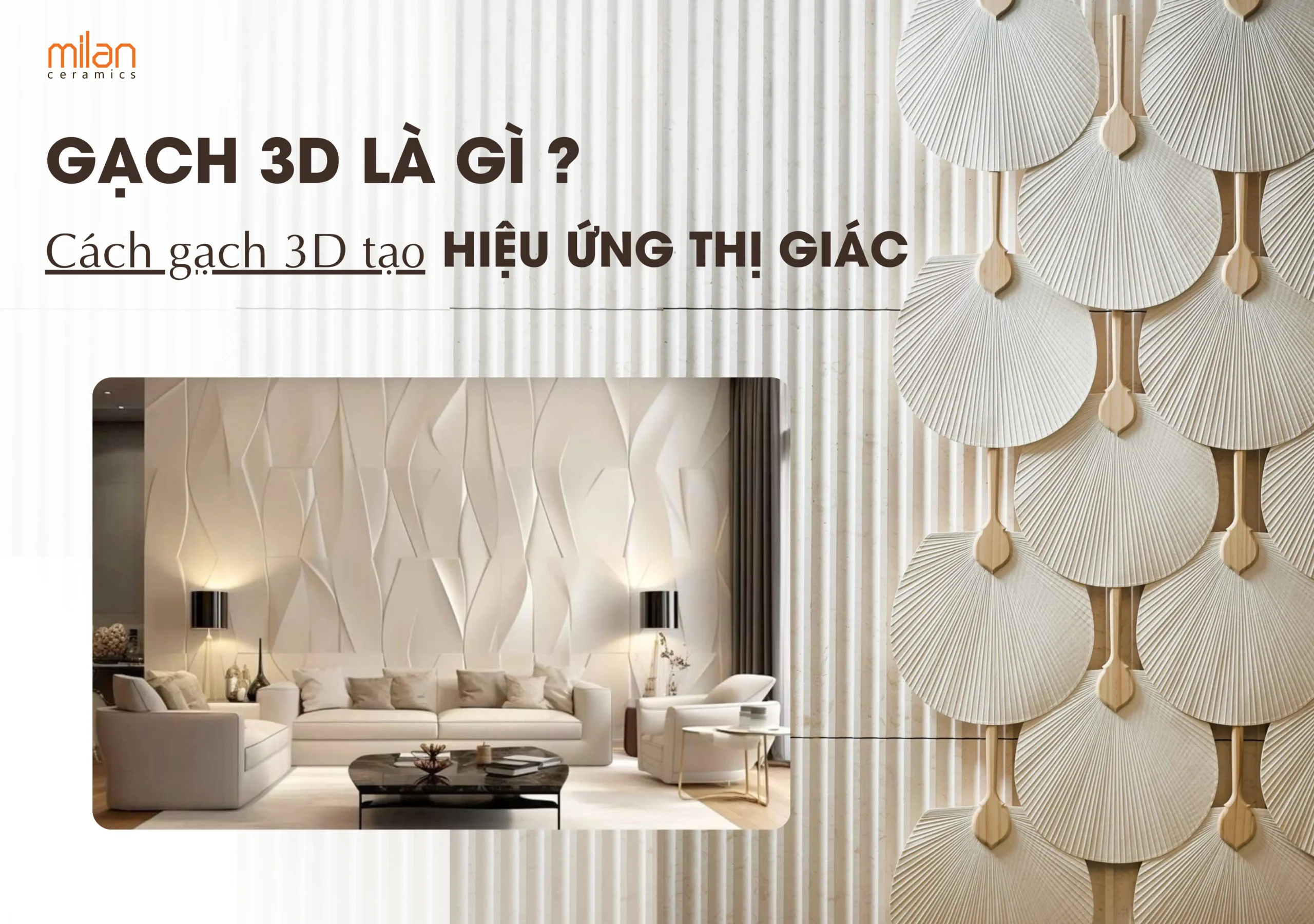 gạch 3D, Gạch hiệu ứng 3D, gạch 3D trang trí