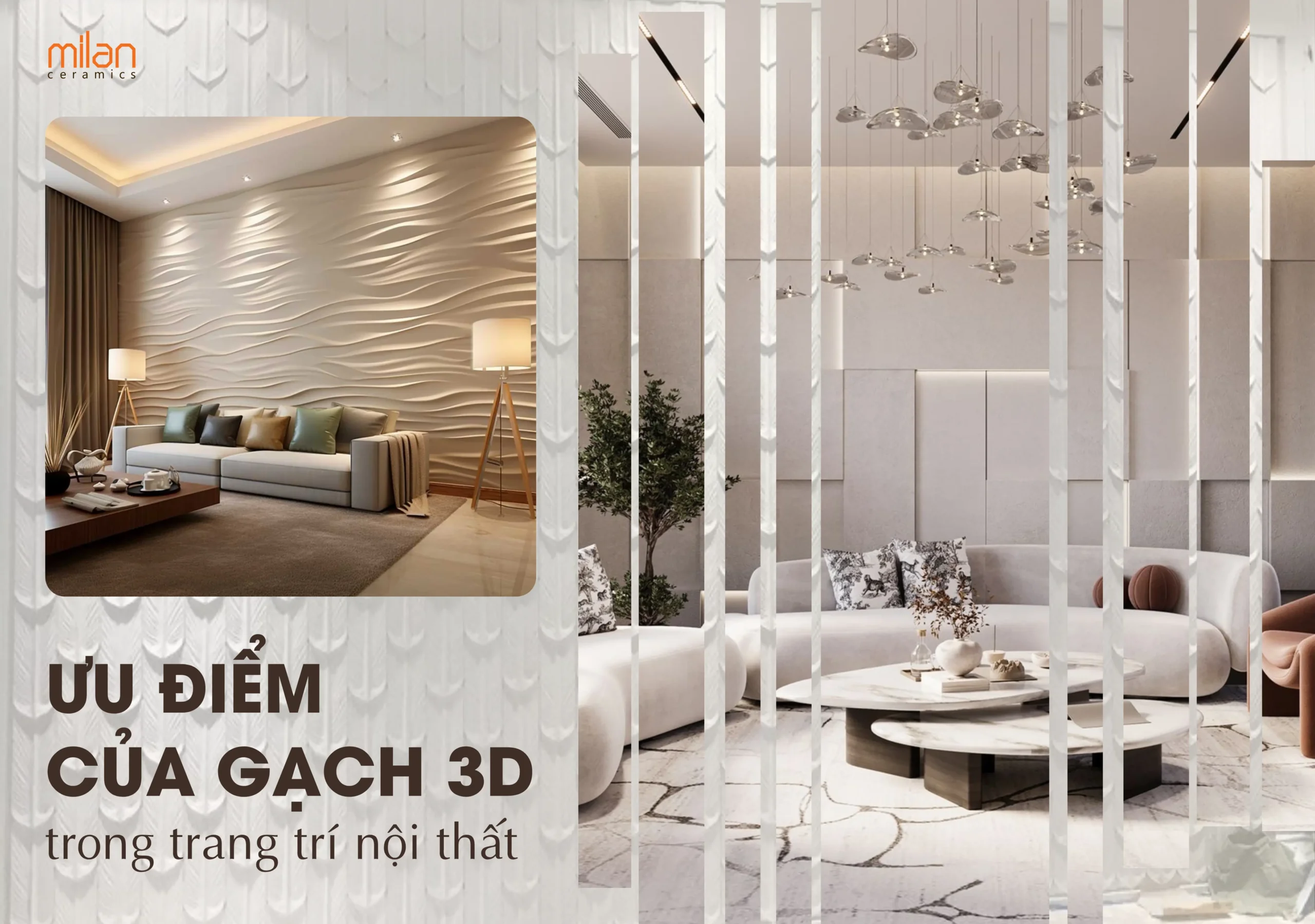 gạch 3D, Gạch hiệu ứng 3D, gạch 3D trang trí