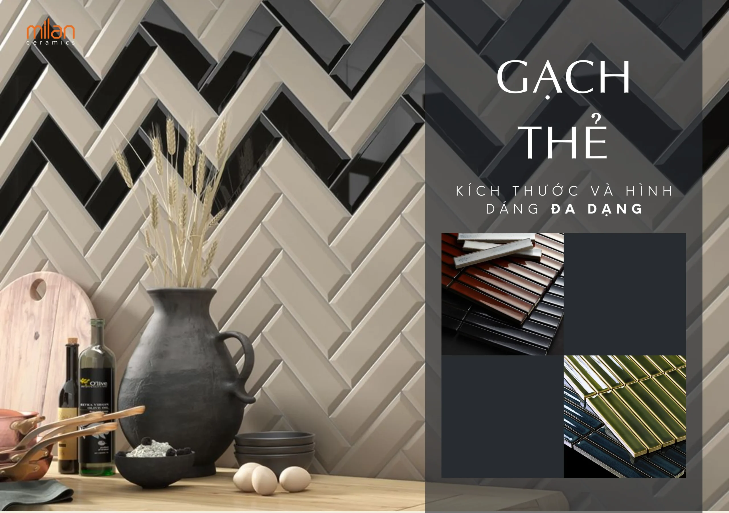 gạch thẻ, gạch thẻ trang trí, gạch thẻ ốp tường