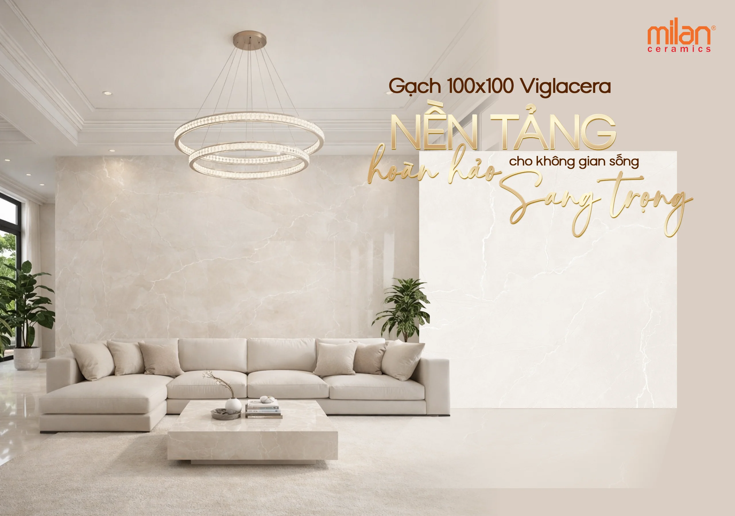 gạch 100x100 Viglacera, gạch porcelain Viglacera, gạch lát nền khổ lớn, nhà phân phối